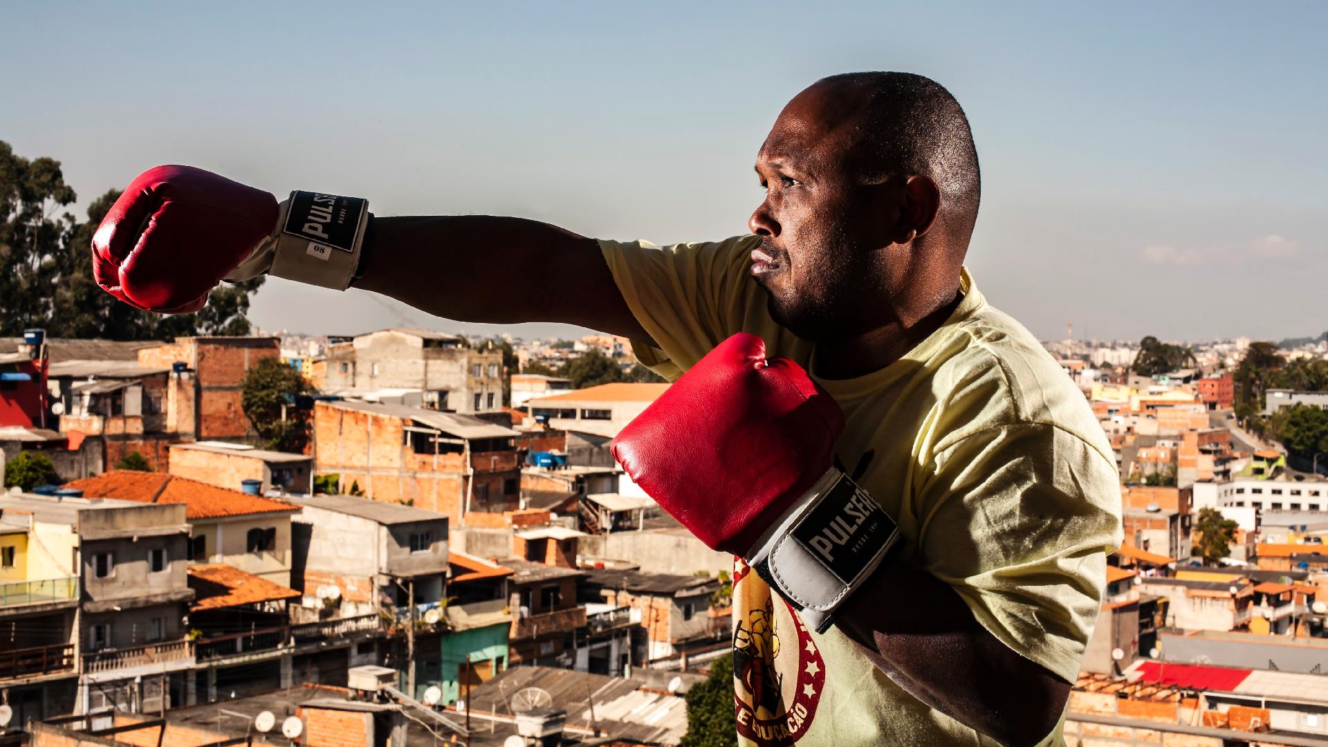 Treino de Boxe na Fundação